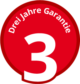 3 Jahre Garantie 3 Jahre Garantie